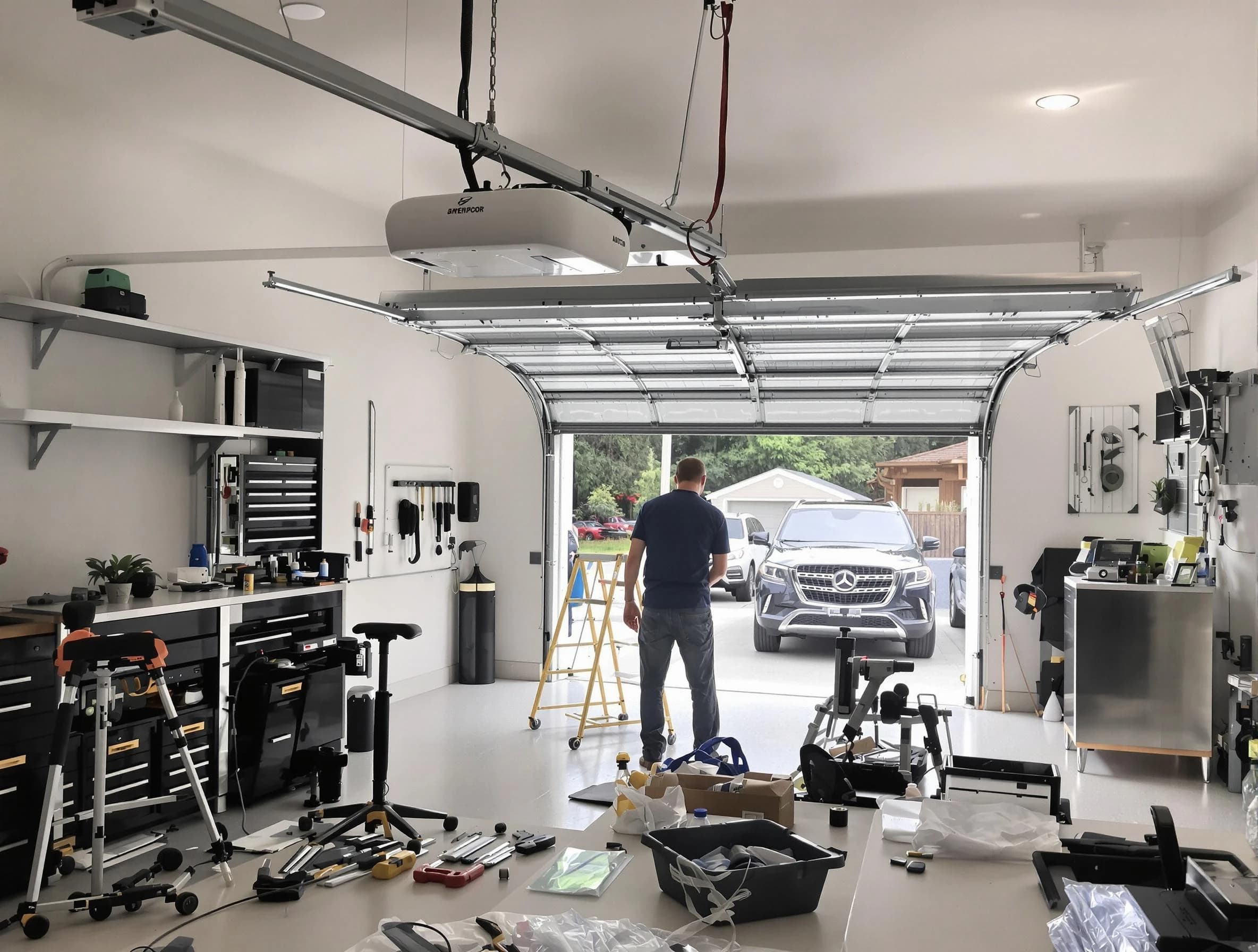 Garage door opener installation by Gunbarrel Garage Door Repair in Gunbarrel