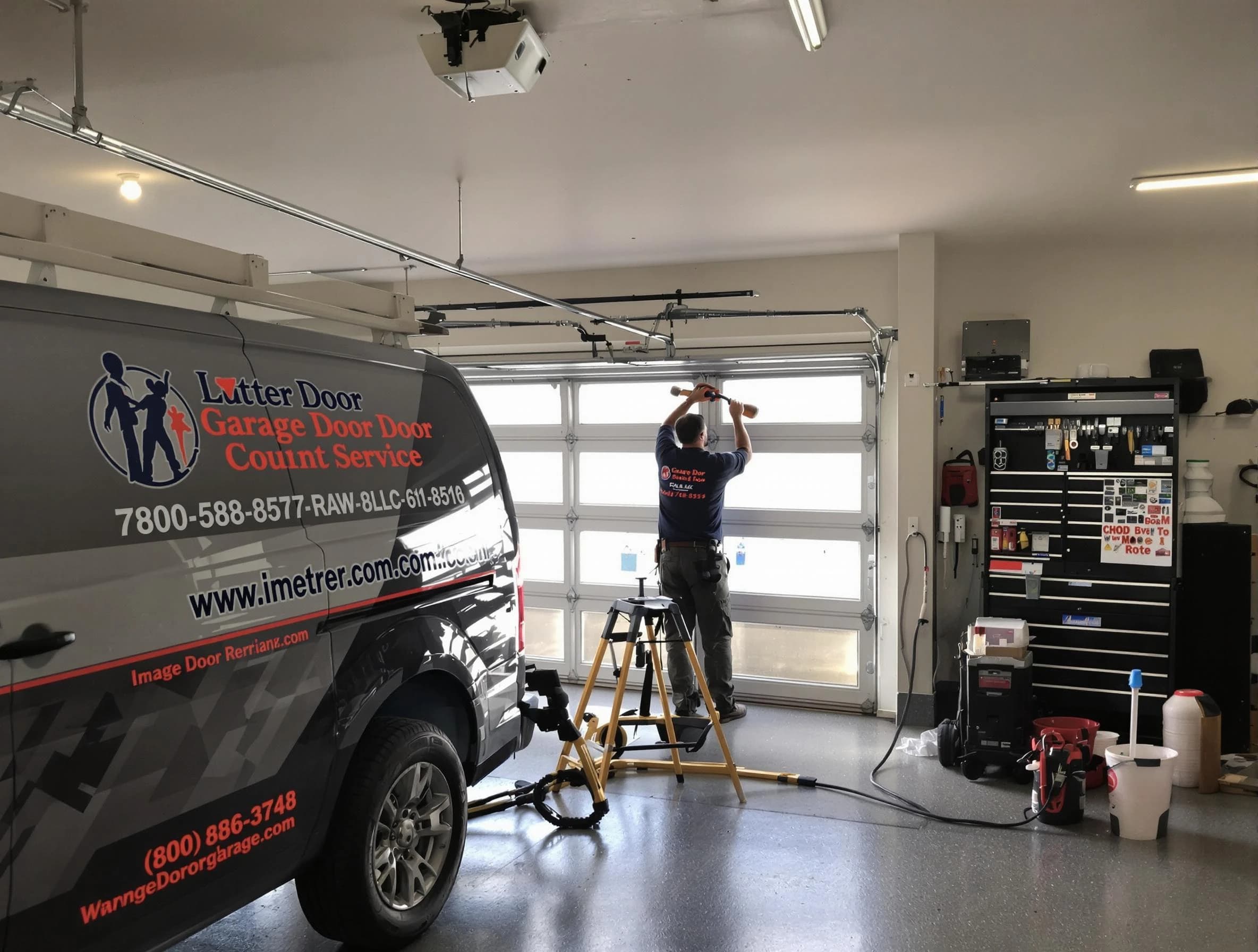 Gunbarrel Garage Door Repair rapid response team performing same-day repair in Gunbarrel