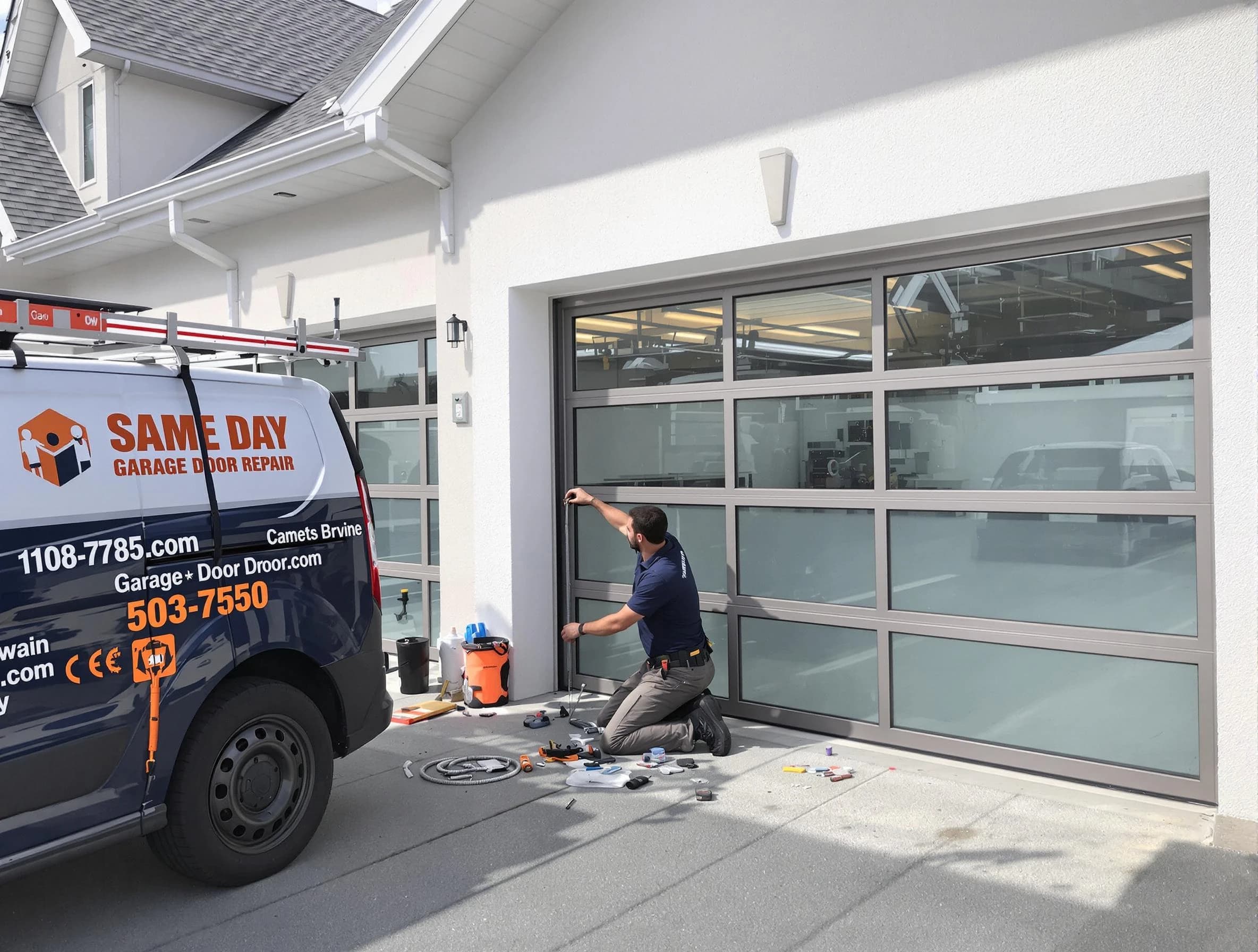 Same-day garage door repair service by Gunbarrel Garage Door Repair in Gunbarrel