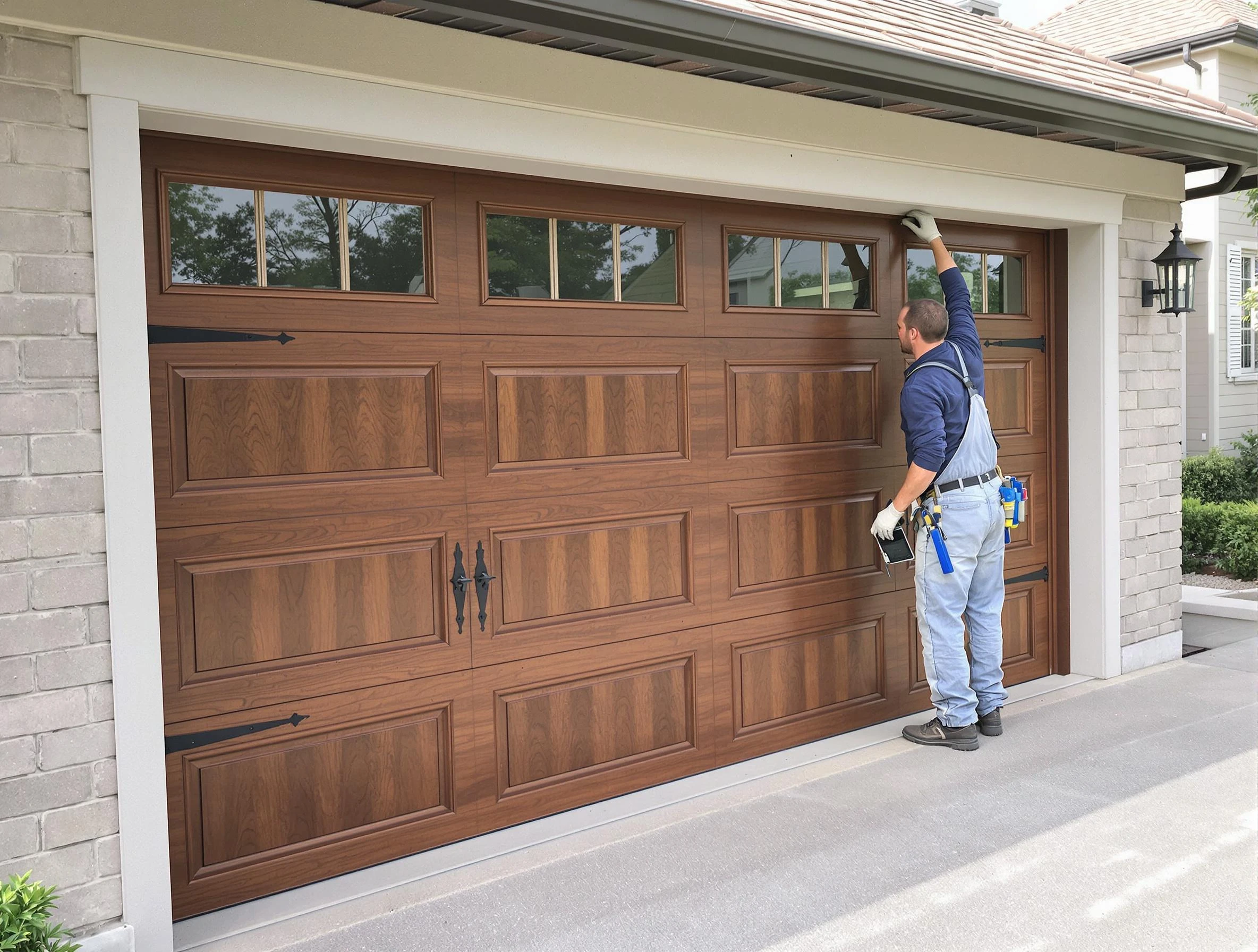 Custom garage door showcase by Gunbarrel Garage Door Repair in Gunbarrel