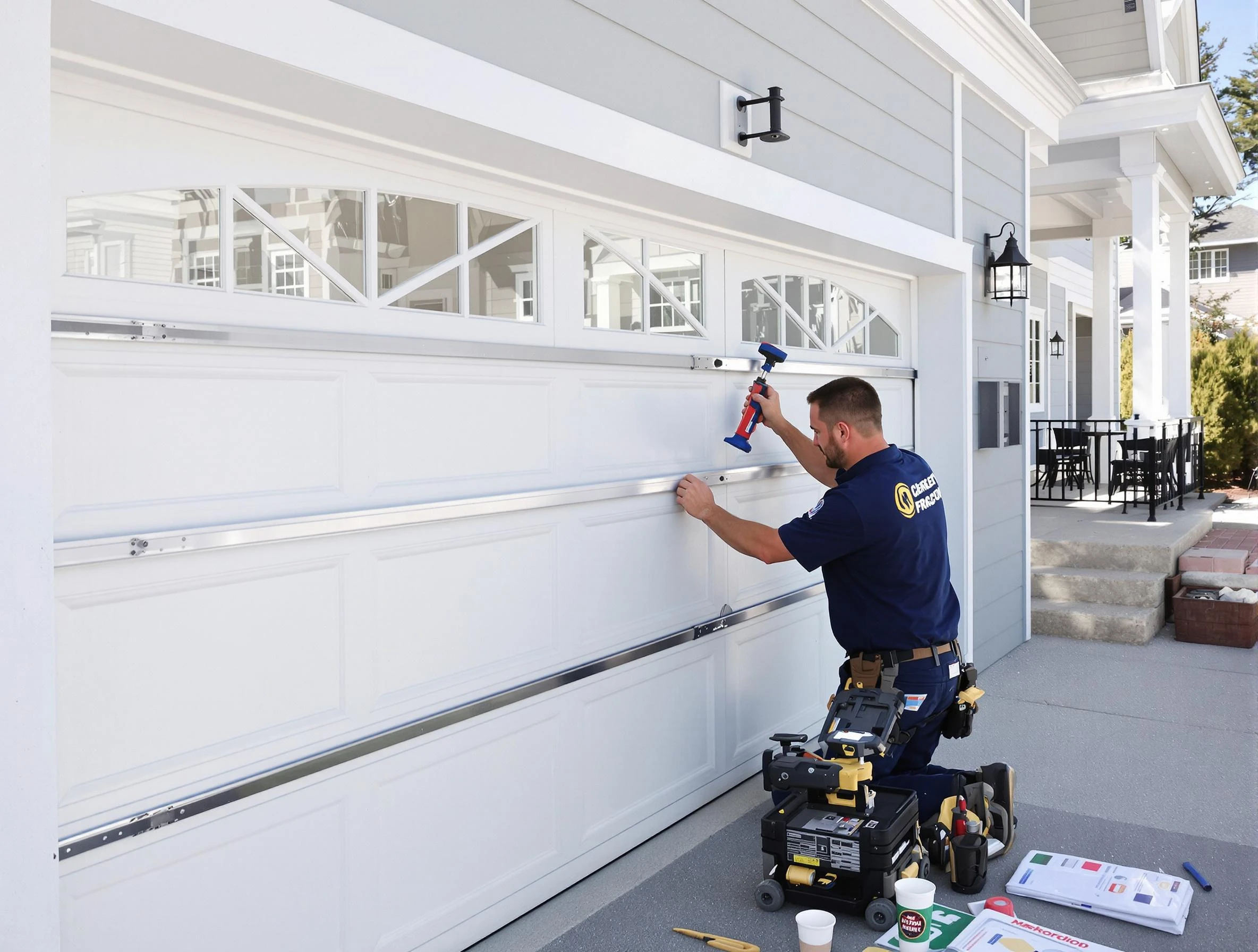 Professional garage door installation by Gunbarrel Garage Door Repair in Gunbarrel