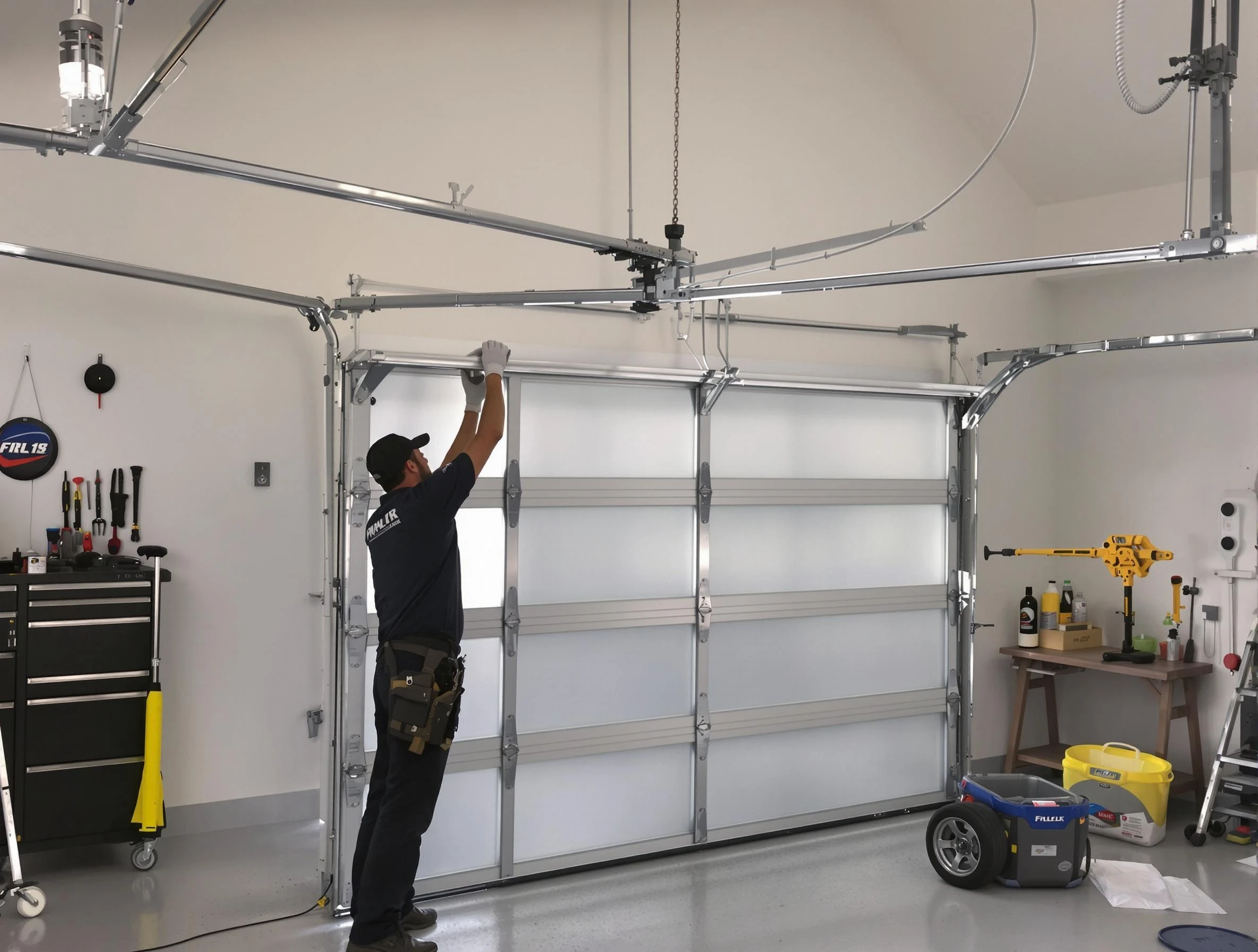 Gunbarrel Garage Door Repair certified team performing precision garage door installation in Gunbarrel