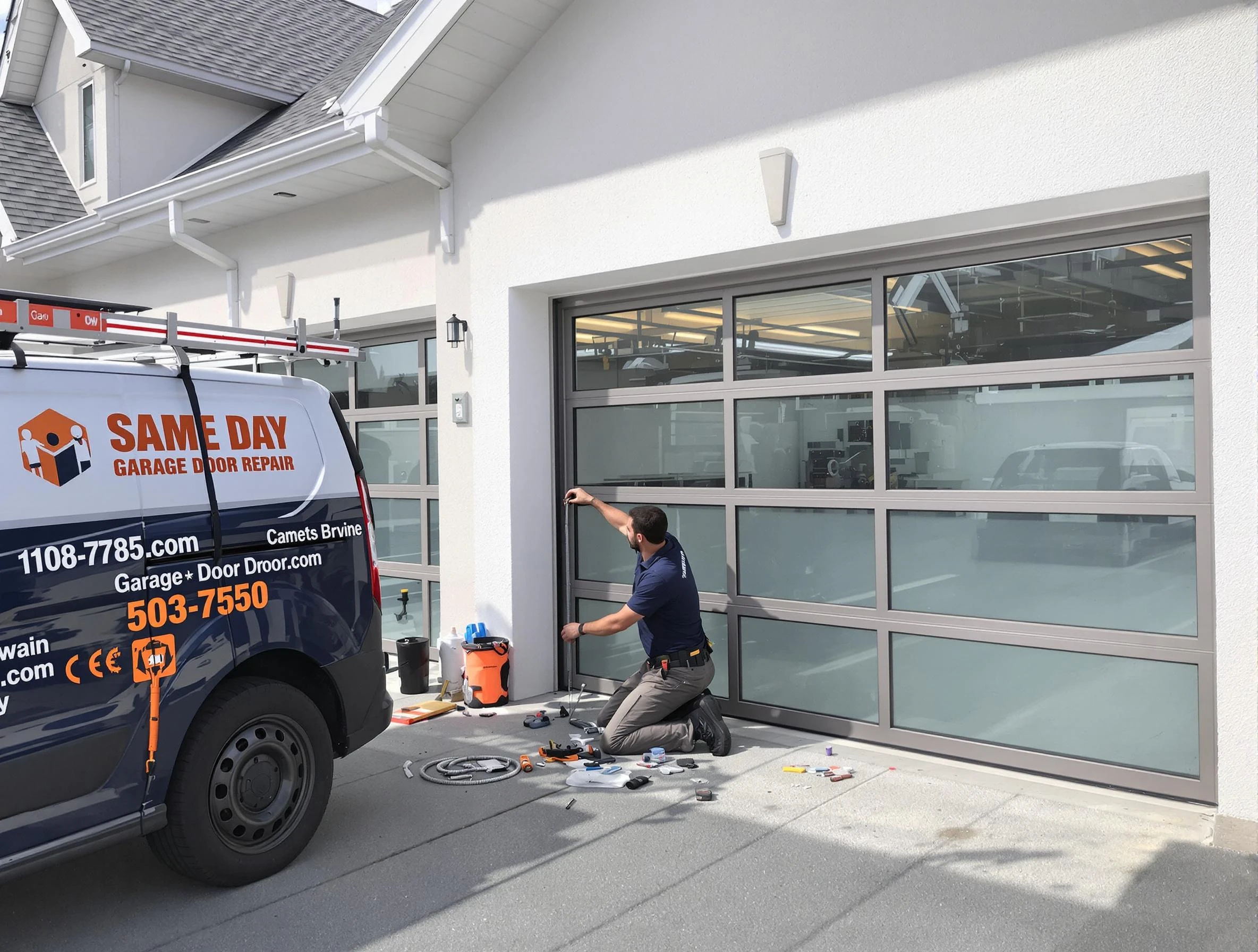 Same-day garage door repair service by Gunbarrel Garage Door Repair in Gunbarrel